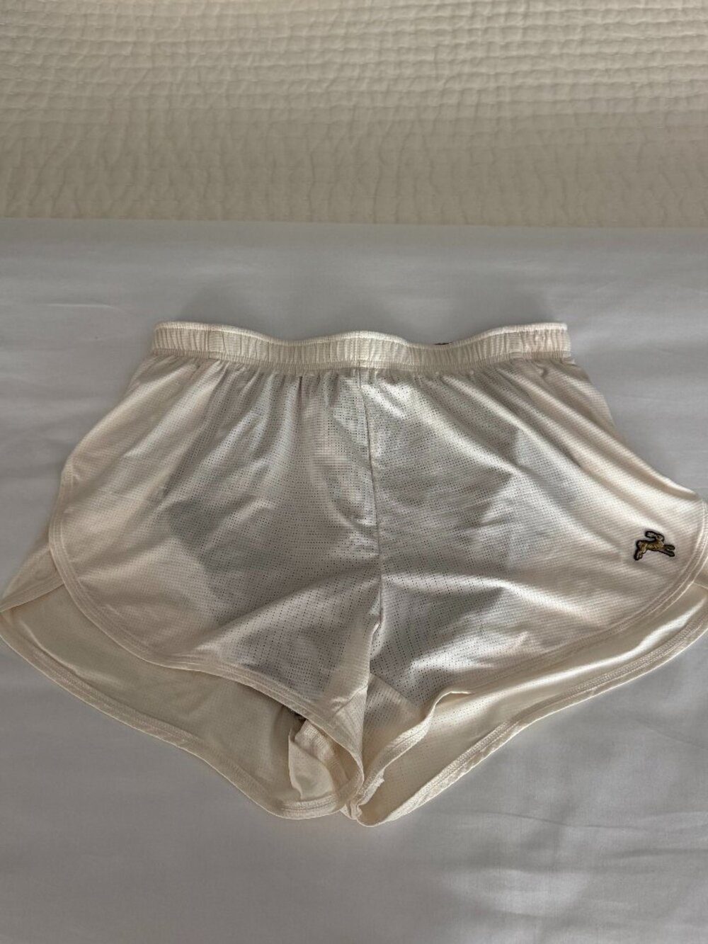 Tracksmith Women's Twilight Split Shorts - WHITE/CREAM